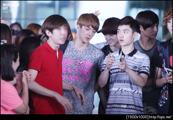 [Pic] 120730 Sehun @ Incheon Airport [IRIDESCENT BOY] 2P