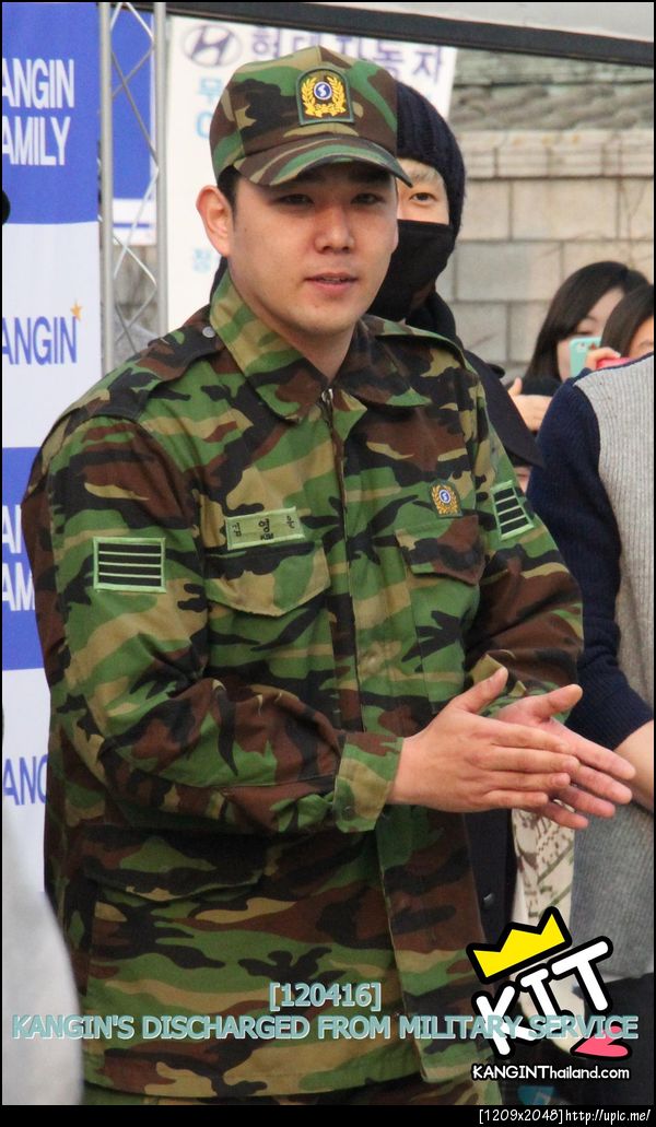 [120416] Kangin's Discharge from Military Service By KIT