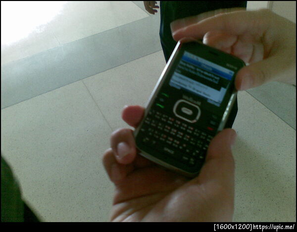 The new mobile phone of @lewcpe
